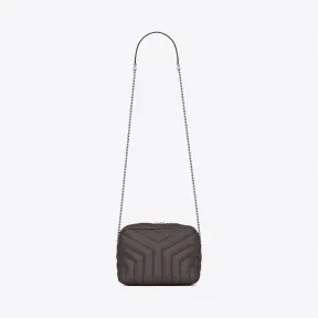 伊夫圣罗兰/Yves Saint laurent classic small loulou bowling bag in gre