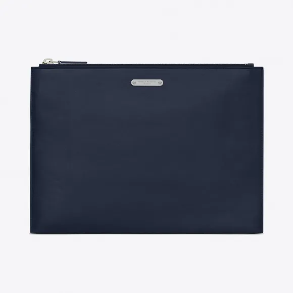 伊夫圣罗兰/Yves Saint laurent 海军蓝皮革ID片 462361DV70E4147