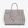 伊夫圣罗兰/Yves Saint laurent Small SAC DE JOUR SOUPLE bag in mouse-g