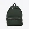 伊夫圣罗兰/Yves Saint laurent 深绿色尼龙帆布和黑色真皮CITY背包  465448GIV3F3082