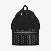 伊夫圣罗兰/Yves Saint laurent CITY backpack in black canvas 465448GKQ