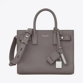 伊夫圣罗兰/Yves Saint laurent 超迷你SAC DE JOUR SOUPL雾色颗粒纹真皮包 466283DTI0