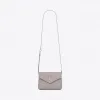 伊夫圣罗兰/Yves Saint laurent Small TOY LOULOU bag in mouse-gray “Y” 