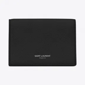 伊夫圣罗兰/Yves Saint laurent 经典 saint laurent paris 黑色真皮名片夹 468994B6