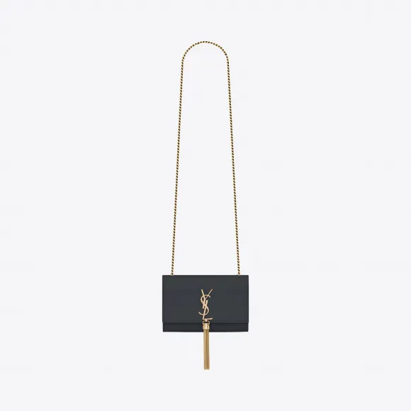 伊夫圣罗兰/Yves Saint laurent Kate 小号流苏粒面压花真皮包 474366BOW0J1251