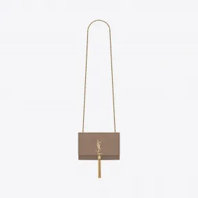 伊夫圣罗兰/Yves Saint laurent Kate 小号流苏粒面压花真皮包 474366BOW0J1722