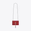 伊夫圣罗兰/Yves Saint laurent kate small with tassel in embossed croc