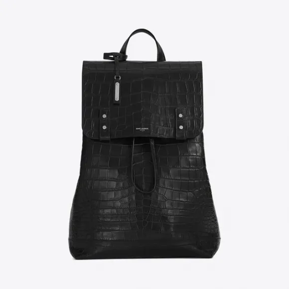 伊夫圣罗兰/Yves Saint laurent sac de jour鳄鱼纹压印皮革细长型大号手袋 4805850Q50E1000