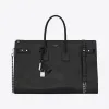 伊夫圣罗兰/Yves Saint laurent SOFT DAY BAG 36黑色moroder皮革行李包 4917140BB