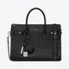 伊夫圣罗兰/Yves Saint laurent Baby DAY BAG SOFT黑色moroder皮革行李袋 4917150