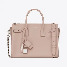 伊夫圣罗兰/Yves Saint laurent Baby DAY BAG SOFT红色粒面皮革行李袋 491715DTI0E6