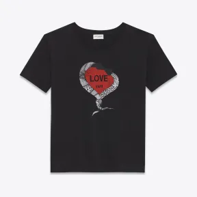 伊夫圣罗兰/Yves Saint laurent 黑色运动衫T恤，LOVE 1971 497236YB2MQ1004