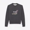 伊夫圣罗兰/Yves Saint laurent 这款印花运动衫采用SAINT LAURENT LIGHT灰色棉质羊毛制成 50