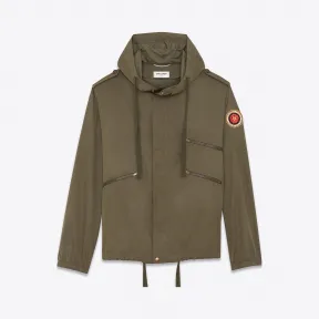 伊夫圣罗兰/Yves Saint laurent 风衣与皱纹卡其色尼龙徽章 504566Y198S2840