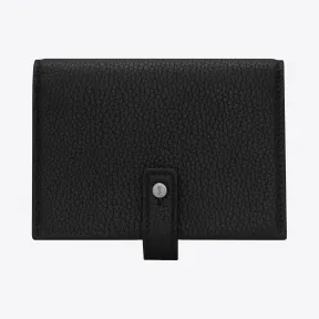 伊夫圣罗兰/Yves Saint laurent DAY BAG名片盒采用黑色粒面皮革制成 507604DTI0E1000