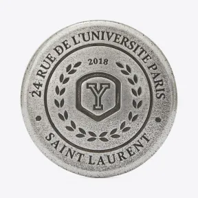 伊夫圣罗兰/Yves Saint laurent LOVE PINS大学徽章，银色锡  507782Y16148142