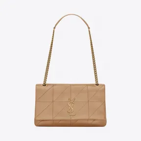 伊夫圣罗兰/Yves Saint laurent Jamie 中号撒哈拉米黄色拼接真皮包 515821COP672746