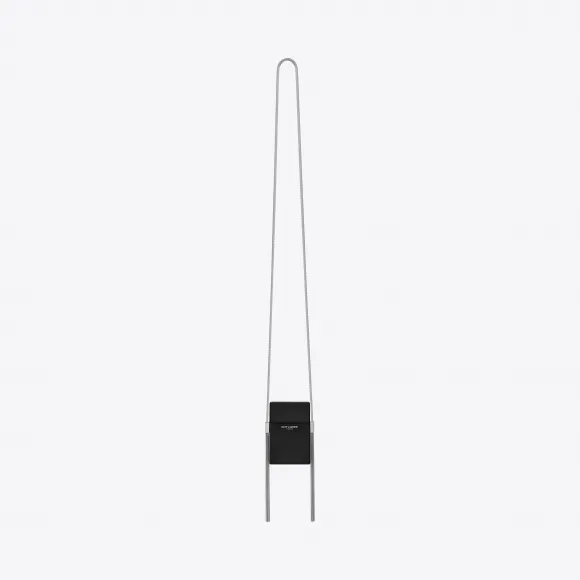 伊夫圣罗兰/Yves Saint laurent MINAUDIERE黑色真皮包 520118CUM0N1000