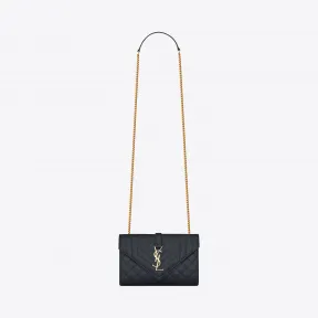 伊夫圣罗兰/Yves Saint laurent ENVELOPE 小号粒面压花真皮包 526286BOW911251