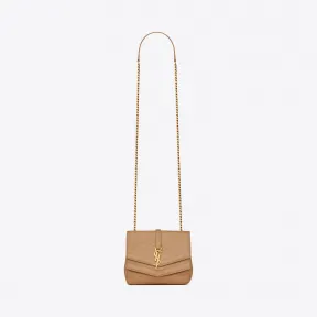 伊夫圣罗兰/Yves Saint laurent Sulpice 小号米色绗缝真皮链条包  5326620U60J2746