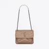 伊夫圣罗兰/Yves Saint laurent Niki 迷你复古褶皱真皮包 5330370EN049943