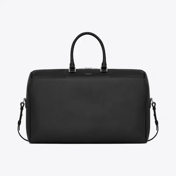 伊夫圣罗兰/Yves Saint laurent 一日用黑色真皮行李袋  5332160U70E1000