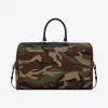 伊夫圣罗兰/Yves Saint laurent 迷彩印花华达呢的24小时行李袋 533216GL0NE3066
