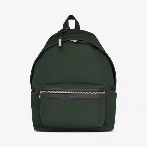 伊夫圣罗兰/Yves Saint laurent city再生尼龙、光滑皮革和尼龙双肩包 534967FAAB53062