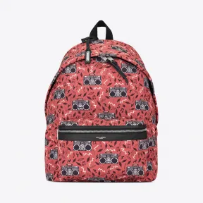 伊夫圣罗兰/Yves Saint laurent CITY 收音机印花帆布双肩包 534967HPP1F5663