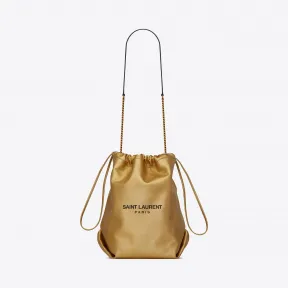 伊夫圣罗兰/Yves Saint laurent TEDDY 金银线纹理真皮小肩包 5384471DN3W8061