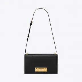 伊夫圣罗兰/Yves Saint laurent DOMINO 小号黑色真皮包  5387990SX0J1000