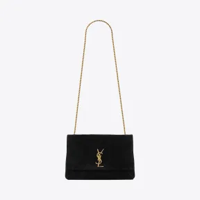 伊夫圣罗兰/Yves Saint laurent Kate 中号正反两用麂皮光面皮包 5538040UD7W1000