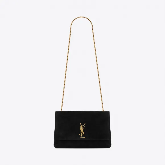 伊夫圣罗兰/Yves Saint laurent Kate 中号正反两用麂皮光面皮包 5538040UD7W1000
