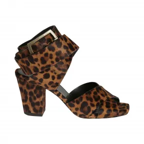 伊夫圣罗兰/Yves Saint laurent 豹纹穆勒鞋 5666270TO002094