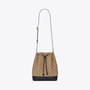 伊夫圣罗兰/Yves Saint laurent MONOGRAM ALL OVER 帆布水桶包 568606HP41J9760