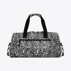 伊夫圣罗兰/Yves Saint laurent nuxx豹纹印花尼龙行李包 58137424E1Z9074