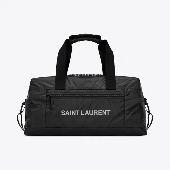 伊夫圣罗兰/Yves Saint laurent NUXX尼龙手提袋 印有SAINT LAURENT印花 581374HO21Z1054