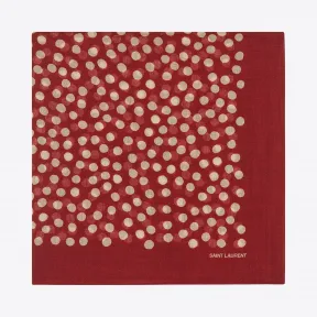 伊夫圣罗兰/Yves Saint laurent 提花羊毛方形，带有小鹿斑点 5851353Y2006378
