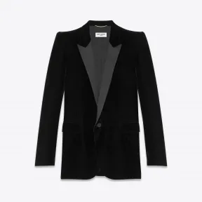 伊夫圣罗兰/Yves Saint laurent 女士 天鹅绒宝塔肩礼服礼服 594330Y525R1000