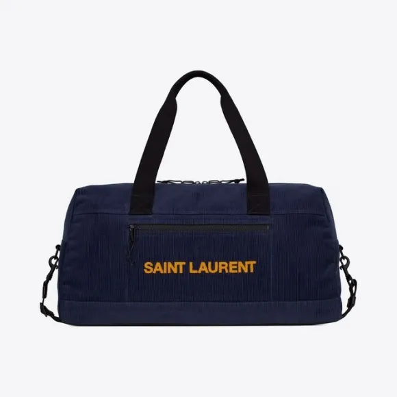 伊夫圣罗兰/Yves Saint laurent nuxx灯芯绒行李包 59440024M1Z4394