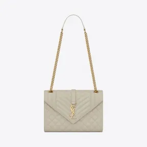 伊夫圣罗兰/Yves Saint laurent envelope 中号颗粒纹理压花真皮包 600185BOW919207