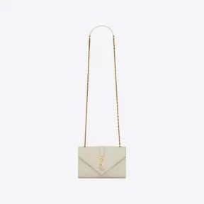 伊夫圣罗兰/Yves Saint laurent mix matelassé皮革小号信封包 600195AABZO9290