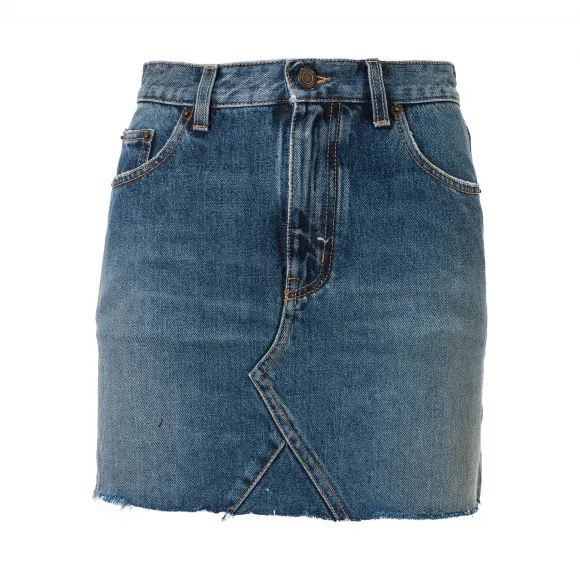 伊夫圣罗兰/Yves Saint laurent 牛仔裙 602944Y807O4270