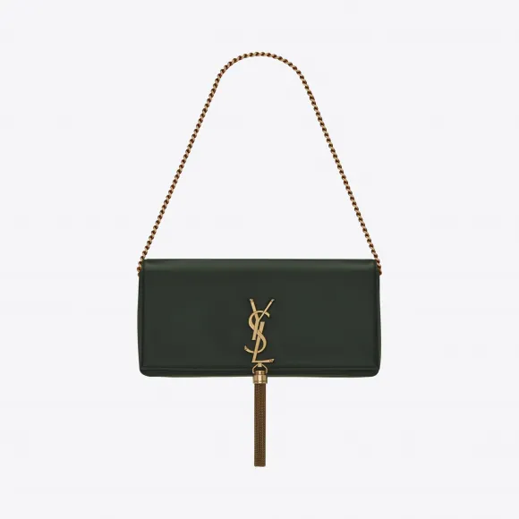 伊夫圣罗兰/Yves Saint laurent KATE 99小羊皮流苏手袋苏皮流苏包