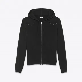 伊夫圣罗兰/Yves Saint laurent 饰钉拉链西风帽衫 605232Y2TC21081