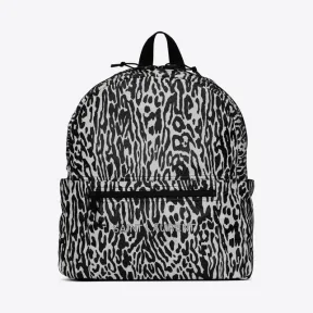 伊夫圣罗兰/Yves Saint laurent NUXX豹纹印花尼龙双肩包 62369824E2Z9074