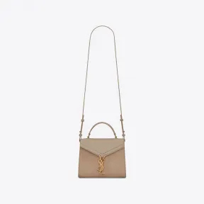 伊夫圣罗兰/Yves Saint laurent cassandra 迷你光滑皮革和绒面革顶部提手包 6239300SXSW1112