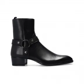 伊夫圣罗兰/Yves Saint laurent 黑色 100%皮质 男士 皮靴 634225-2PY00-1000