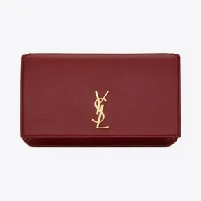 伊夫圣罗兰/Yves Saint laurent monogram光滑皮革饰带手机壳 6350950U40J6008