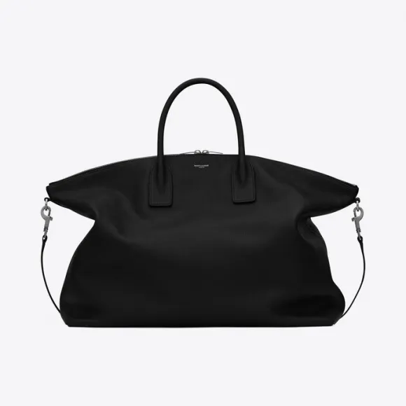 伊夫圣罗兰/Yves Saint laurent GIANT柔软粒面皮革保龄球包 649646DTI0E1000